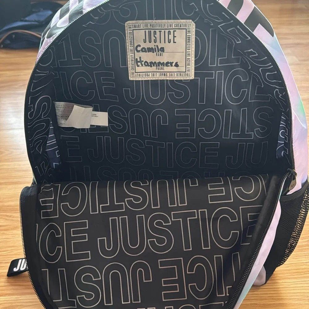 Justice Backpack EUC